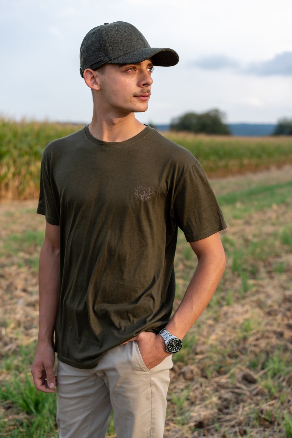 T-Shirt 100% Merino Herren