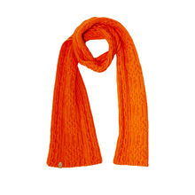 Lade das Bild in den Galerie-Viewer, Schal aus 100% Merino – Signalorange