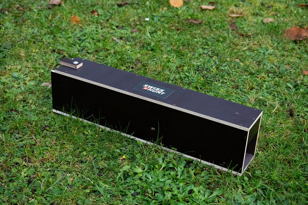 Wieselwippbrettfalle mit Mauswieselöffnung