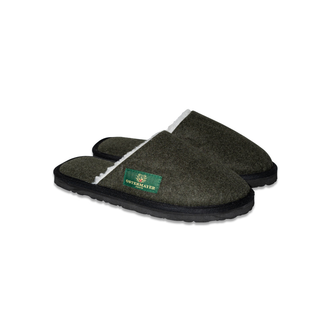 Haus- und Hüttenschuhe aus Merinoloden