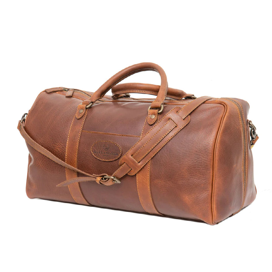 Weekender Duffle Bag aus vegetabil gegerbtem Leder
