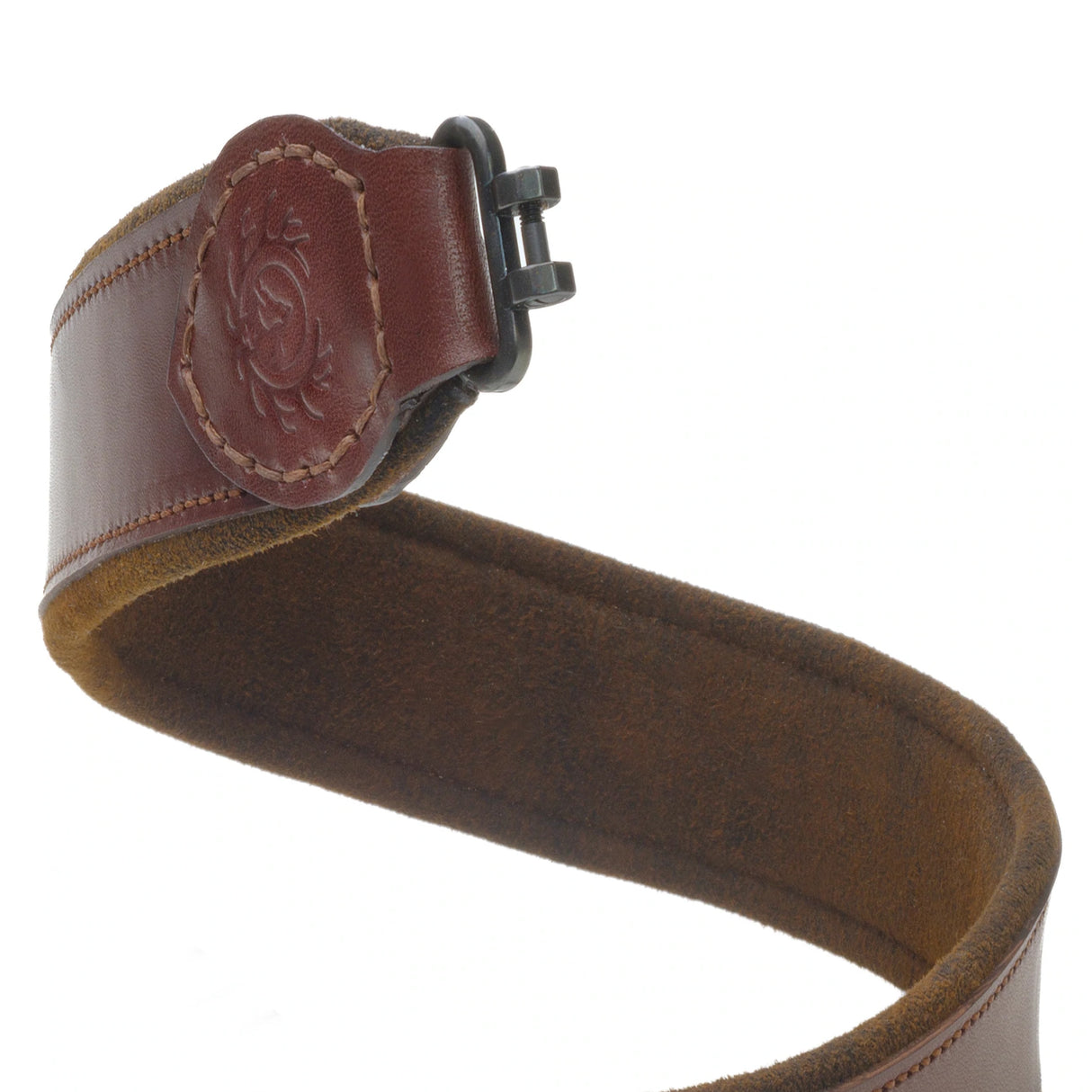 Gewehrriemen mit altsämisch gegerbtem Hirschleder