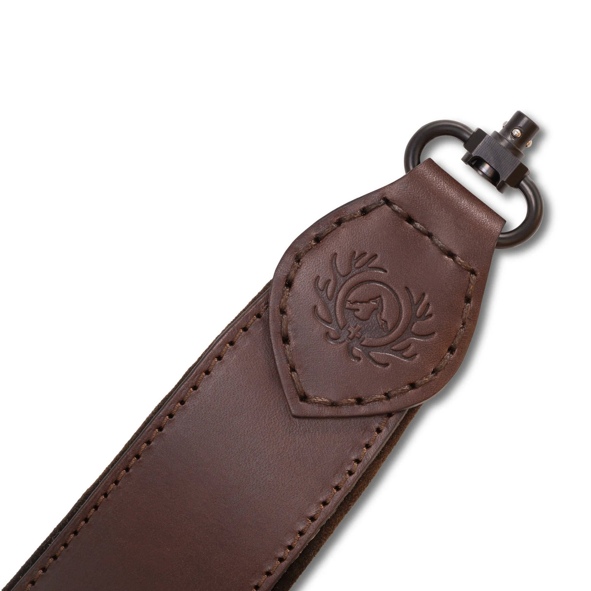 Gewehrriemen mit altsämisch gegerbtem Hirschleder