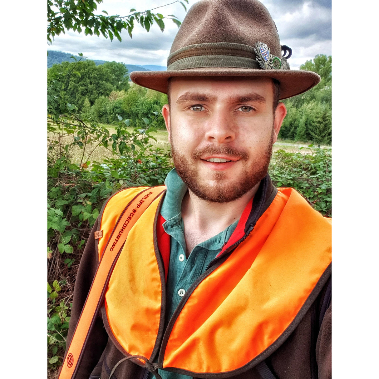 Wende-Pelerine für die Jagd