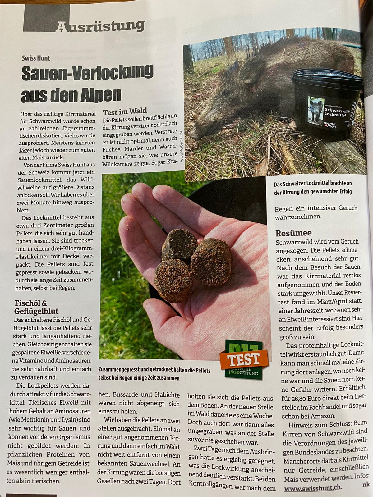 SwissHunt Schwarzwildlockmittel
