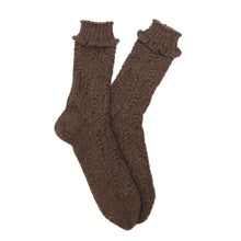 Lade das Bild in den Galerie-Viewer, Jagdsocken aus Merinowolle – braun