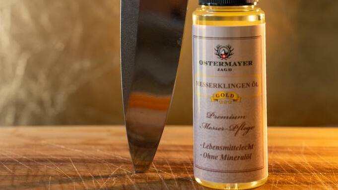 Unser Messerklingen-Öl ohne Mineralöl