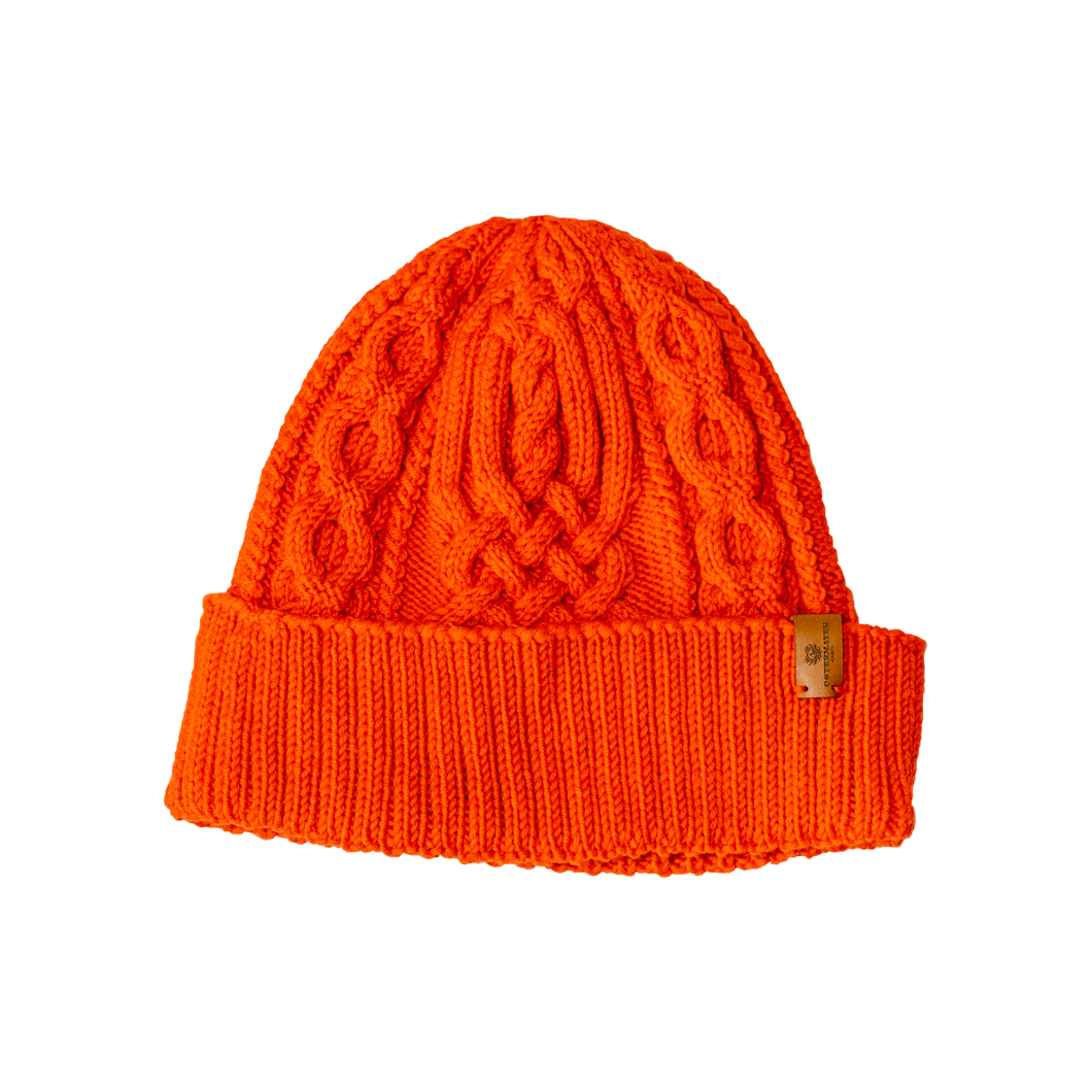 Mütze aus 100% Merino Signarorange