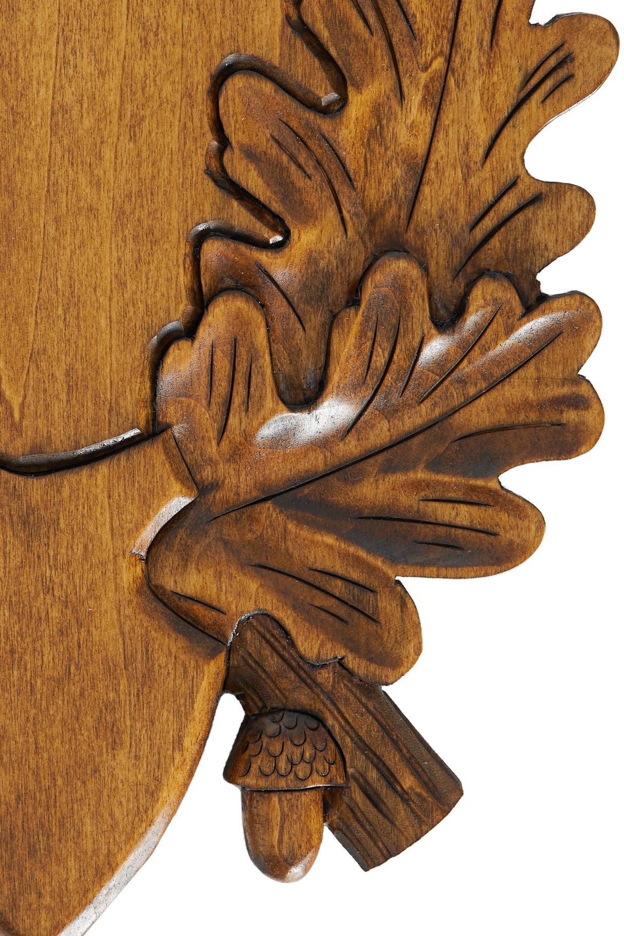 Trophäenschild handgeschnitzt Rehbock Zugerberg