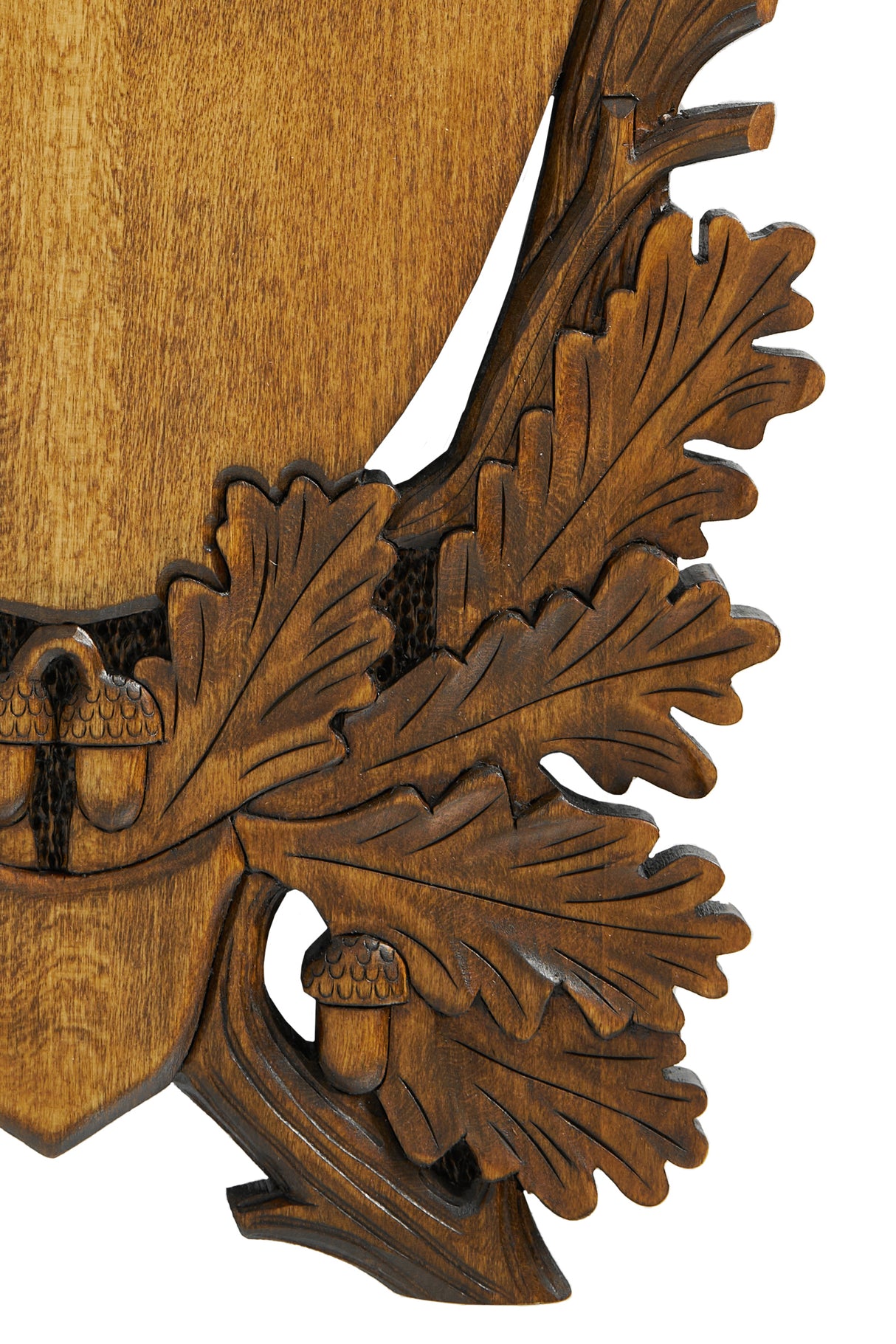 Trophäenbrett handgeschnitzt Rotwild Eiger