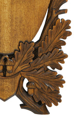 Trophäenbrett handgeschnitzt Rotwild Eiger