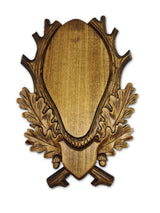 Trophäenschild handgeschnitzt Rehbock Pilatus